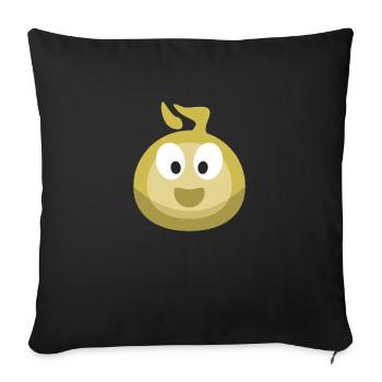 Element Luft (Bubble) - Sofakissenbezug 45 x 45 cm - Schwarz - Vorne