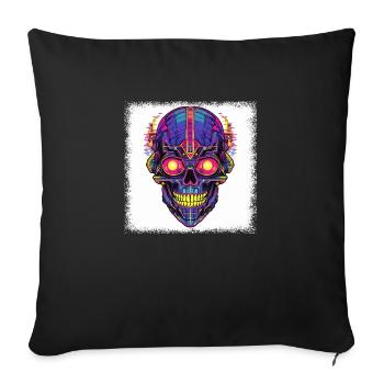 sayings scary present dabbing bday fingers - Sofakissenbezug 45 x 45 cm - Schwarz - Vorne