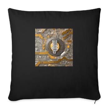 IMG 3765 - Sofakissenbezug 45 x 45 cm - Schwarz - Vorne