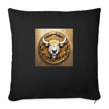 IMG 3786 - Housse de coussin décorative 45 x 45 cm - noir - Devant