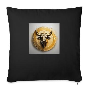 IMG 3788 - Housse de coussin décorative 45 x 45 cm - noir - Devant