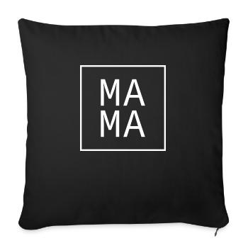 Mother Saying Gift Mom Mother's Day - Sofa pillowcase 17,3'' x 17,3'' (45 x 45 cm) - black - Front