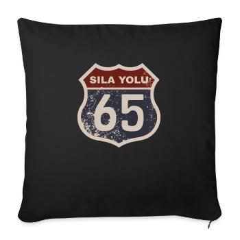 Fourgon - Housse de coussin décorative 45 x 45 cm - noir - Devant