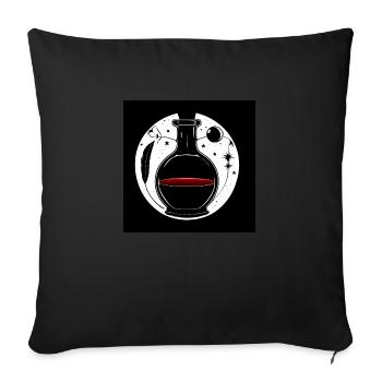 Love Potion - Sofa pillowcase 17,3'' x 17,3'' (45 x 45 cm) - black - Front