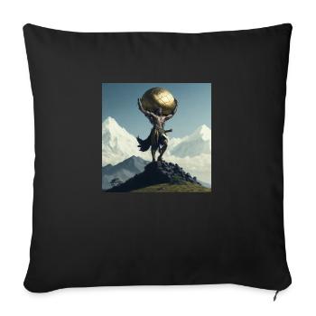 Sayajin warrior - Sofakissenbezug 45 x 45 cm - Schwarz - Vorne