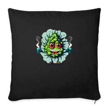 420 - Good Morning - Sofakissenbezug 45 x 45 cm - Schwarz - Vorne