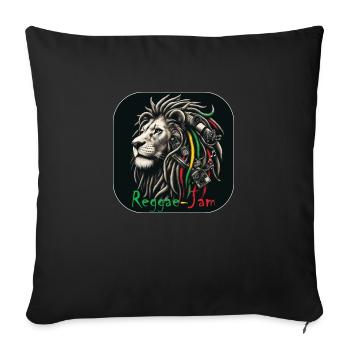 Reggae-Jam - Sofakissenbezug 45 x 45 cm - Schwarz - Vorne