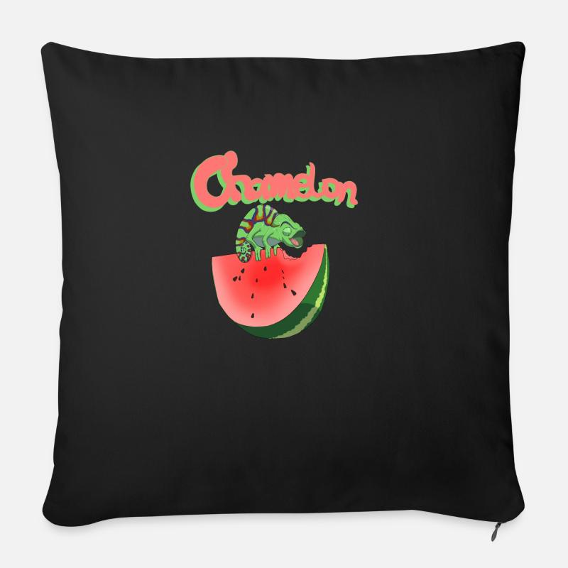 Chamelon - Sofakissenbezug 45 x 45 cm - Schwarz