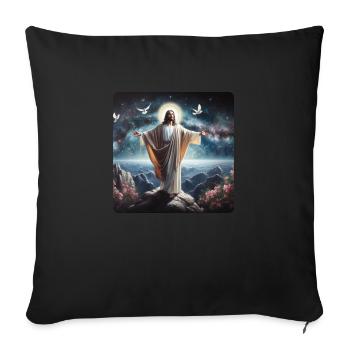 Image 39 - Housse de coussin décorative 45 x 45 cm - noir - Devant