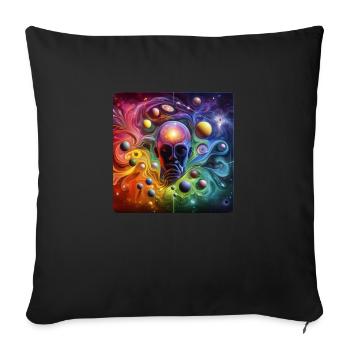 Image 7 - Housse de coussin décorative 45 x 45 cm - noir - Devant