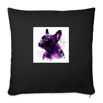 Amour d’intimidation - Housse de coussin décorative 45 x 45 cm - noir - Devant