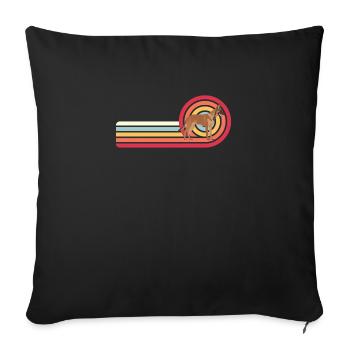 belgian malinois Rtero belgian malinois - Sofa pillowcase 17,3'' x 17,3'' (45 x 45 cm) - black - Front