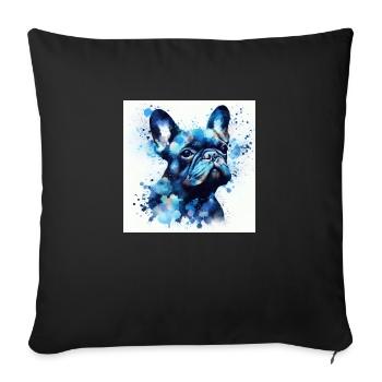 Amour d’intimidation - Housse de coussin décorative 45 x 45 cm - noir - Devant