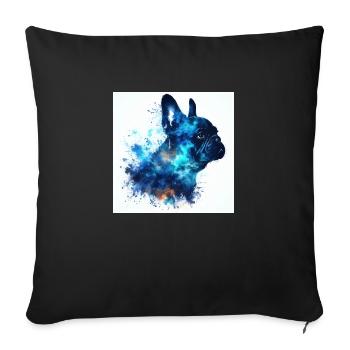 Amour d’intimidation - Housse de coussin décorative 45 x 45 cm - noir - Devant
