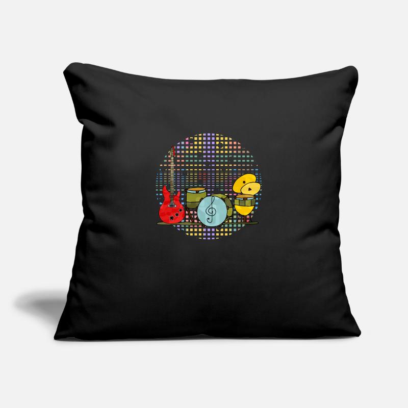 Instruments de musique Housse de coussin décorative 45 x 45 cm
