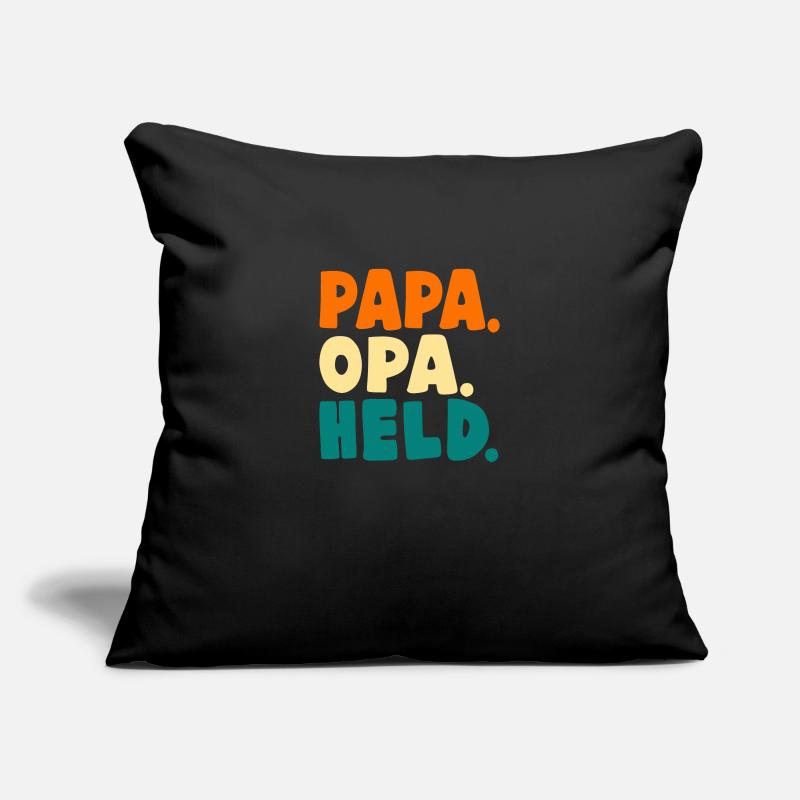 PAPA OPA HELD Sofakissenbezug 45 x 45 cm
