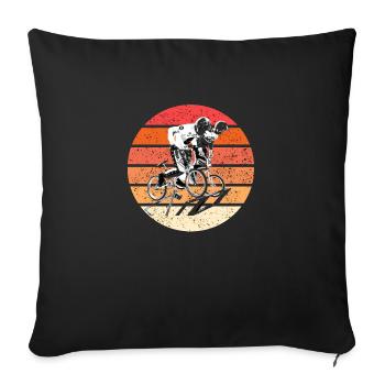 BMX - Sofa pillowcase 17,3'' x 17,3'' (45 x 45 cm) - black - Front