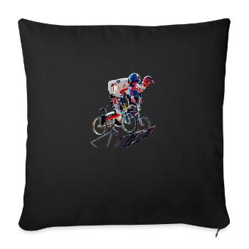 BMX - Sofakissenbezug 45 x 45 cm - Schwarz - Vorne