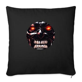 Angry Terminator - Sofakissenbezug 45 x 45 cm - Schwarz - Vorne