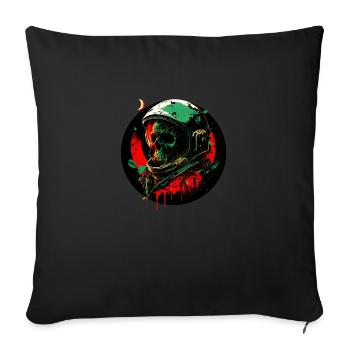 Dead astronaut - Sofa pillowcase 17,3'' x 17,3'' (45 x 45 cm) - black - Front