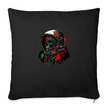 Toter Raumfahrer - Sofakissenbezug 45 x 45 cm - Schwarz - Vorne