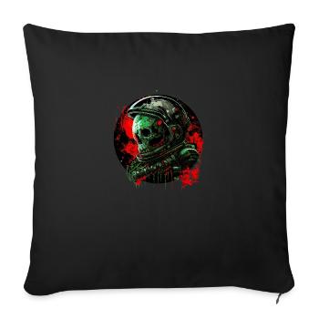 Dead galaxy - Sofa pillowcase 17,3'' x 17,3'' (45 x 45 cm) - black - Front