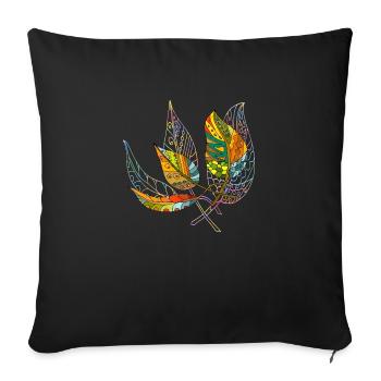 Liste - Sofakissenbezug 45 x 45 cm - Schwarz - Vorne