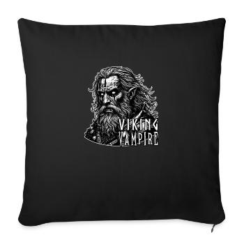 Vampires vikings - Housse de coussin décorative 45 x 45 cm - noir - Devant