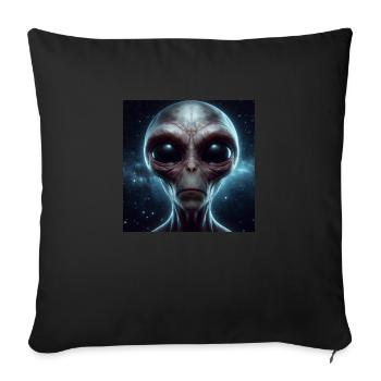 Astronomie - Housse de coussin décorative 45 x 45 cm - noir - Devant