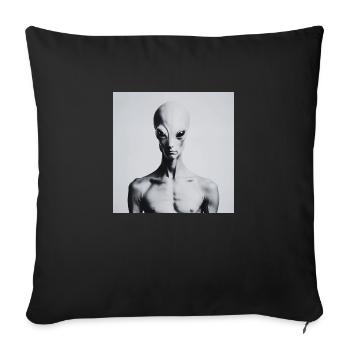 Astrophysique Spiritualité - Housse de coussin décorative 45 x 45 cm - noir - Devant