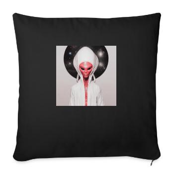 Astronomie Astrophysique Spiritualité - Housse de coussin décorative 45 x 45 cm - noir - Devant