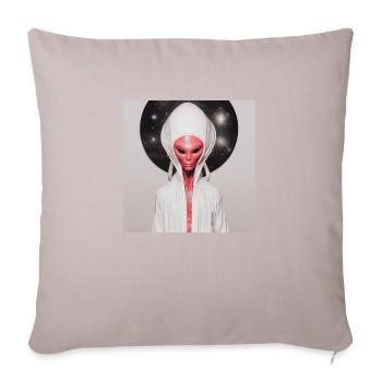 Astronomie Astrophysique Spiritualité - Housse de coussin décorative 45 x 45 cm - taupe clair - Devant