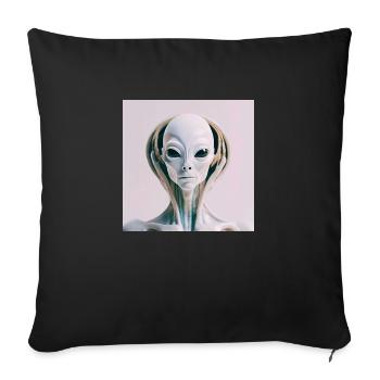 Astronomie Astrophysique Spiritualité - Housse de coussin décorative 45 x 45 cm - noir - Devant