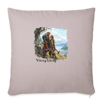 Viking Liking - Sofa pillowcase 17,3'' x 17,3'' (45 x 45 cm) - light taupe - Front