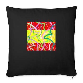 Happy 2.024 from Spain! - Sofa pillowcase 17,3'' x 17,3'' (45 x 45 cm) - black - Front