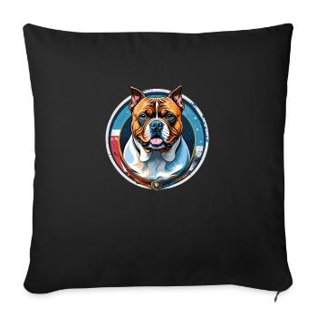 Tyran américain - Housse de coussin décorative 45 x 45 cm - noir - Devant