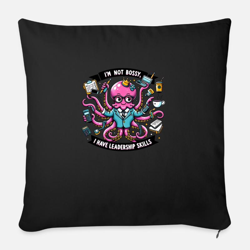 I'm not Bossy - Sofakissenbezug 45 x 45 cm - Schwarz