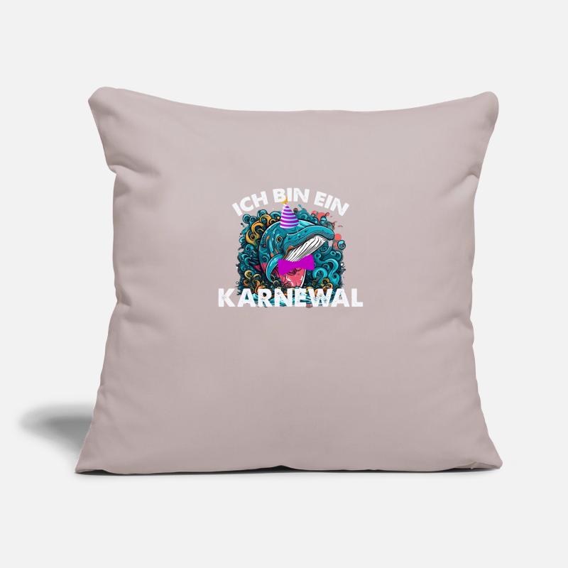 Ich bin ein Karnewal lustiger Karneval Spruch Sofakissenbezug 45 x 45 cm