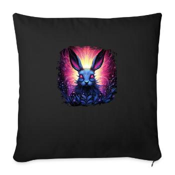 happy easter easter 2022 easter bunny awesome - Sofakissenbezug 45 x 45 cm - Schwarz - Vorne