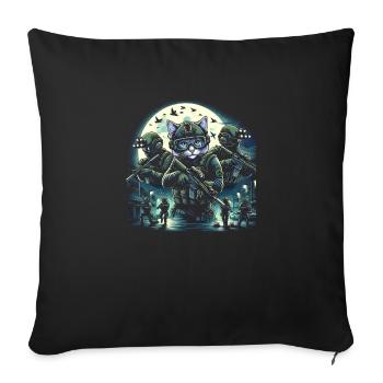 Special Purr-ations - Sofa pillowcase 17,3'' x 17,3'' (45 x 45 cm) - black - Front