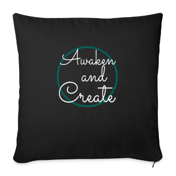 self-realization gift birthday present idea jokes - Sofakissenbezug 45 x 45 cm - Schwarz - Vorne