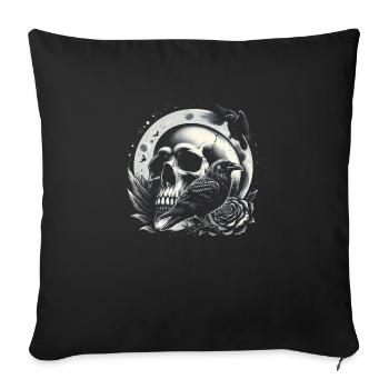 Celestial Guardians - Sofa pillowcase 17,3'' x 17,3'' (45 x 45 cm) - black - Front