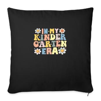 In My Kindergarten Era - Sofa pillowcase 17,3'' x 17,3'' (45 x 45 cm) - black - Front