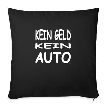 Auto - Sofakissenbezug 45 x 45 cm - Schwarz - Vorne