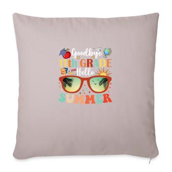 Goodbye 11th Grade Hello Summer - Sofa pillowcase 17,3'' x 17,3'' (45 x 45 cm) - light taupe - Front