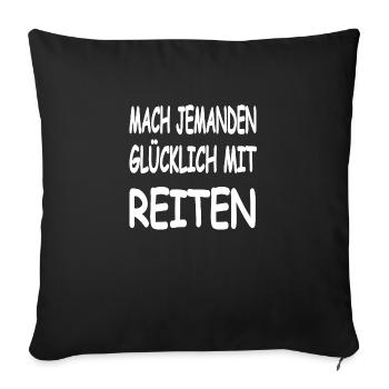 Ride - Sofa pillowcase 17,3'' x 17,3'' (45 x 45 cm) - black - Front