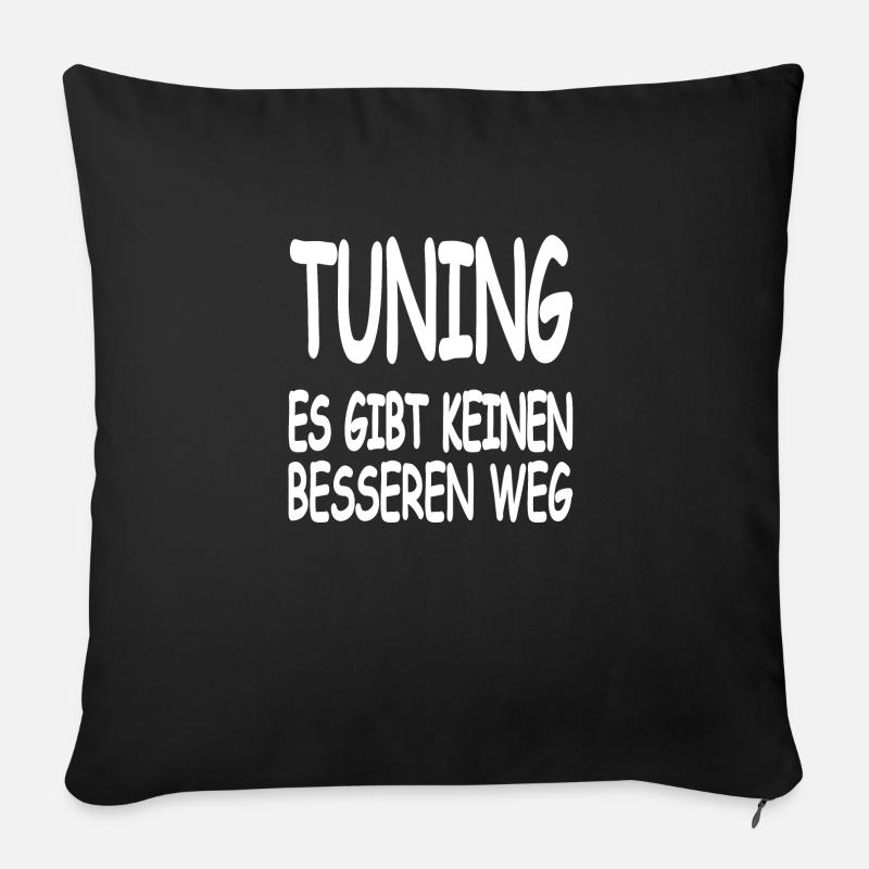 Tuning - Sofakissenbezug 45 x 45 cm - Schwarz