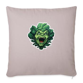 Spinach Monster - Sofa pillowcase 17,3'' x 17,3'' (45 x 45 cm) - light taupe - Front
