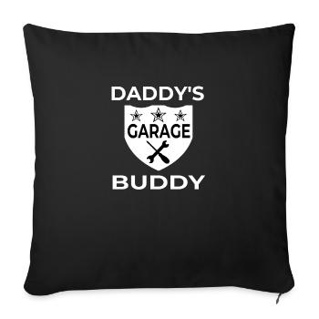 Garage - Sofa pillowcase 17,3'' x 17,3'' (45 x 45 cm) - black - Front