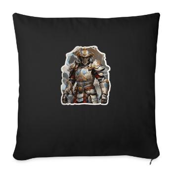 Knight Fantasy - Sofa pillowcase 17,3'' x 17,3'' (45 x 45 cm) - black - Front